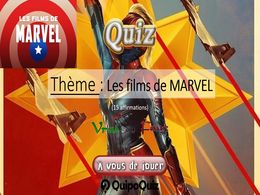 diaporama pps Quiz les films de Marvel