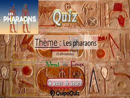 diaporama pps Quiz les pharaons