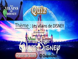 diaporama pps Quiz les vilains de Disney