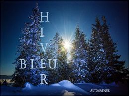 diaporama pps Hiver bleu