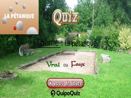 diaporama pps Quiz la pétanque