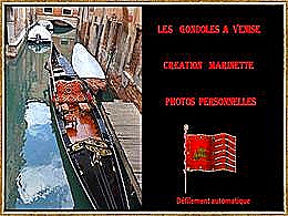 diaporama pps Les gondoles à Venise