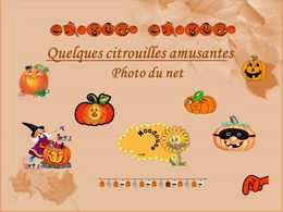 diaporama pps Quelques citrouilles amusantes